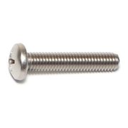 MIDWEST FASTENER #10-32 x 1 in Phillips Pan Machine Screw, Plain 18-8 Stainless Steel, 100 PK 07124